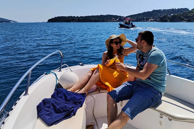 Islands & Caves Private Tour with pickup, drinks & fuel included - Kolocep’s green caves, plus a laid-back fishing village walk
