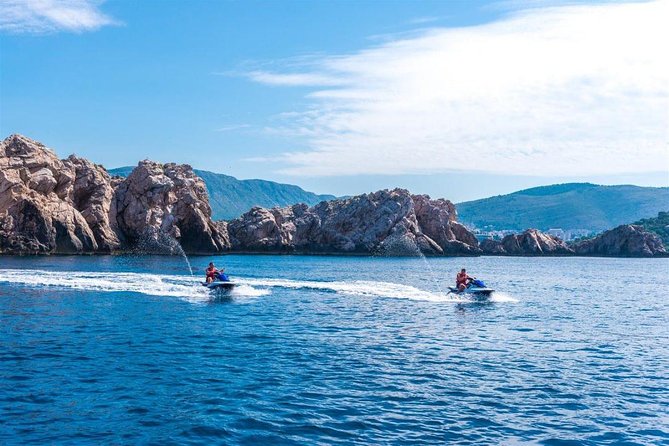 Jet Ski Safari Tour 2h - Kolocep Island stop: a short blue cave swim and fast scenery change