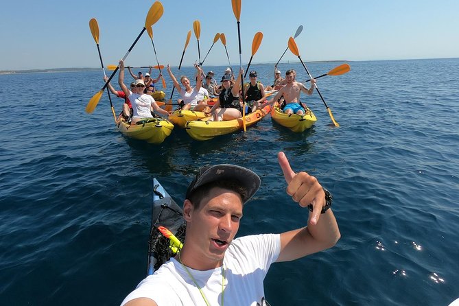 Kayak tour with cave experience - Snorkeling time in the clear Istrian sea