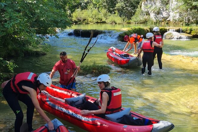 Kayaking in Mreznica Waterfalls near Slunj and Plitvice Lakes - Rowing Toward Tržić Bridge: The End That Feels Like a Finish Line
