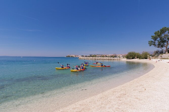 Kayaking in the Adriatic Sea with Snorkeling from Podstrana - Morning route from Podstrana Bay, down to the Zrnovnica River mouth