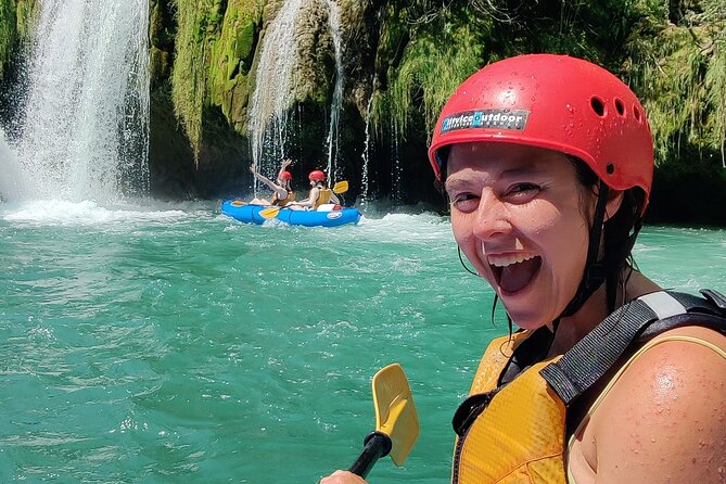 Kayaking Mreznica Waterfalls close to Plitvice Lakes - The Waterfall Playground: From Tandem Glides to Optional Jumps