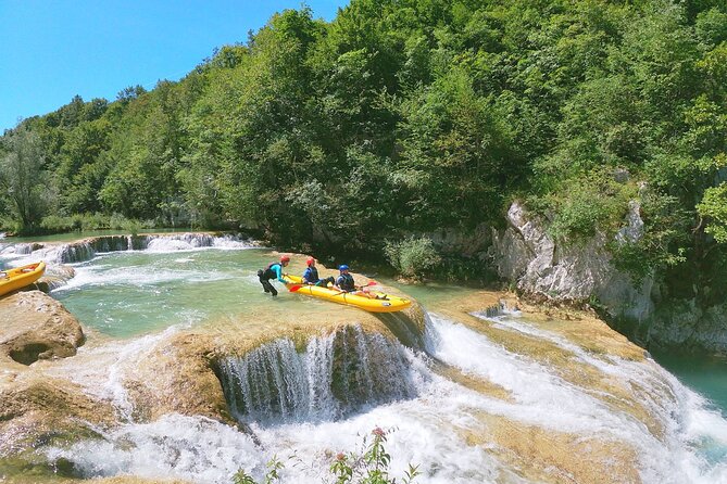 Kayaking on Upper Mreznica River - Slunj, Croatia - Upper Mreznica’s waterfall canyon, in a 3-hour format