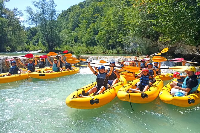 Kayaking on Upper Mreznica River - Slunj, Croatia - Guides on the water: Denis, Alex, and constant safety help