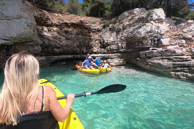Kayaking to Island Saint Jerolim with snorkeling activitie - Exploring the Island on Foot: History Notes and a Needed Break