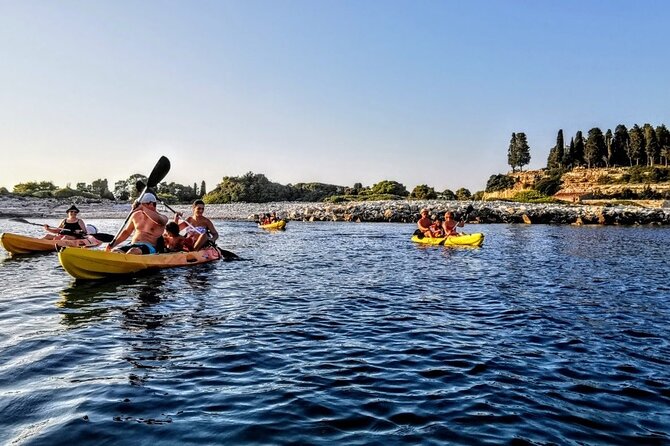 Kayaking to Island Saint Jerolim with snorkeling activitie - Kayaking Route Details: Forts, Stinjan Hills, and Danijel’s Lighthouse