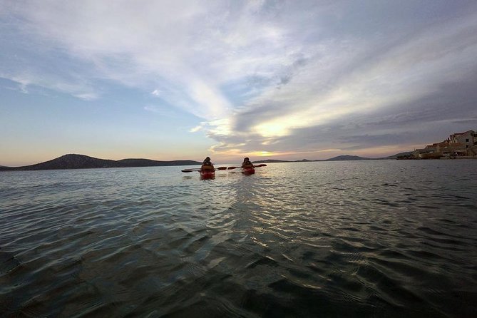 Kayaking to the island Prvić - Paddling past Logorun and Tijat, plus those “yes, we stop” swim moments