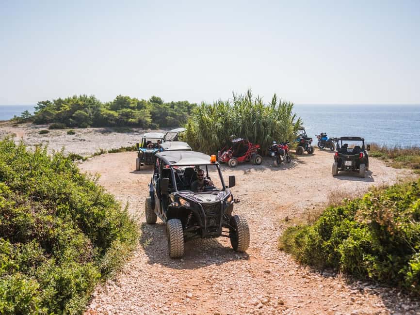 Korcula Buggy Safari With Wine Tasting - Lumbarda’s sandy swim at Vela Przina