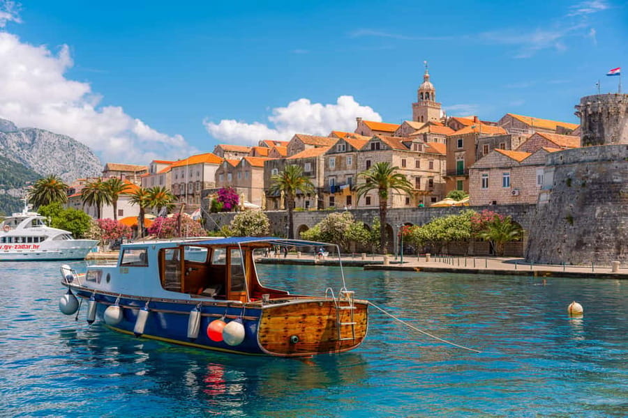 Korčula: Sail Away - tour with traditional craftmanship boat - Getting to Porto Uš (Shell Bay) without stress
