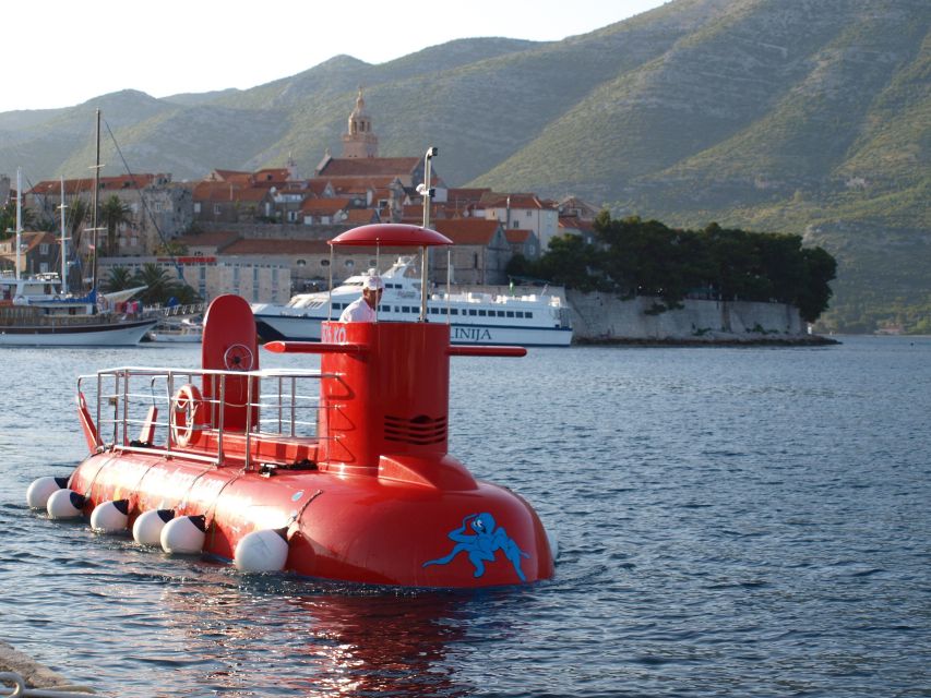 Korcula: Semi-Submarine Tour - The 45-minute route, with quiet time and a return glance
