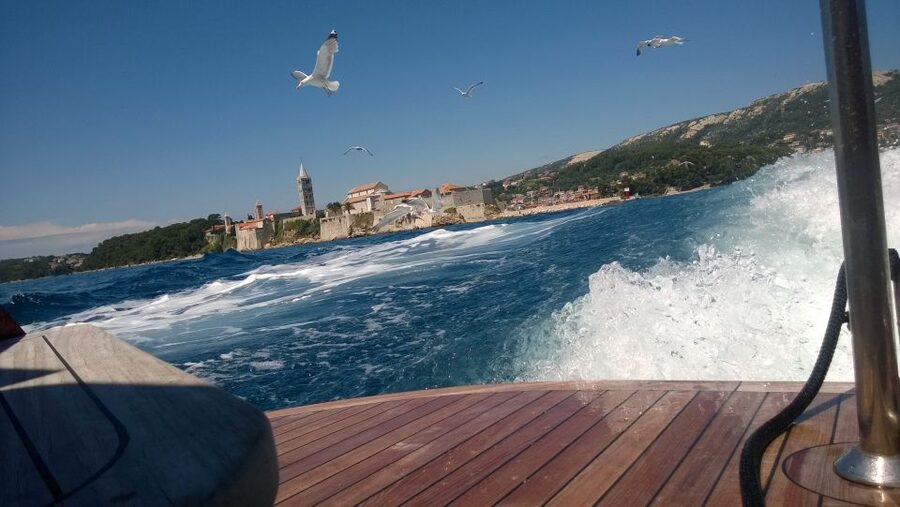 Krk:Rab & Pag Boat Trip with Swimming & City Tour with lunch - Free time on Pag: swimming and shoreline walking that you control