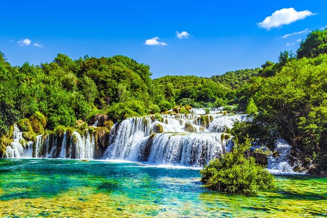 Krka Waterfall with Boat Rides to Skradin from Split or Trogir - The 30-minute boat cruise through the canyon