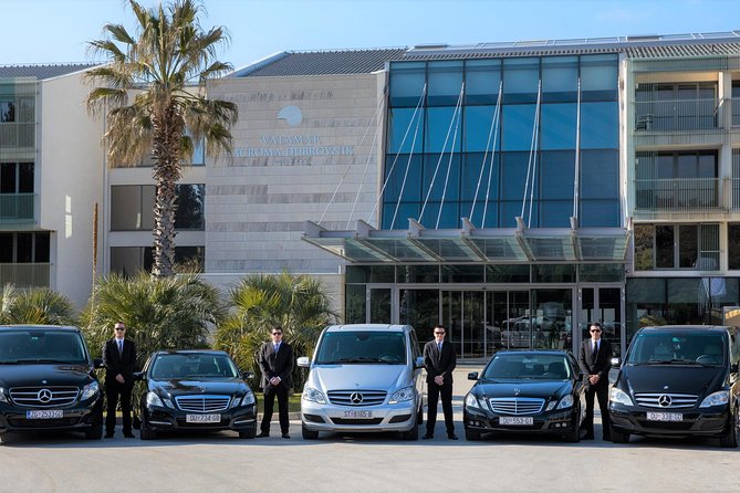Luxury private transfer: Dubrovnik airport to Dubrovnik - The Ride Itself: Mercedes Comfort, AC, and Free Bottled Water