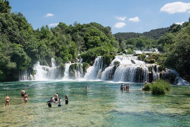 National Park Krka Private Return Day Transfer by Minivan - From Zadar to Skradin, in a WiFi minivan