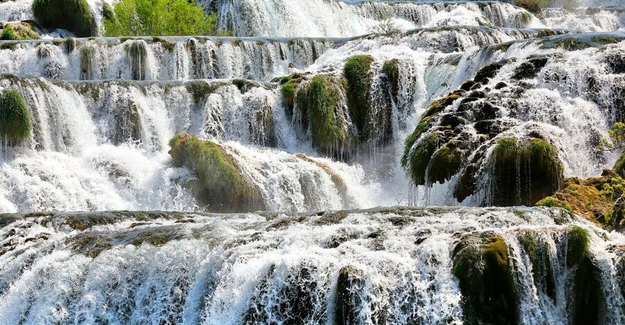 NP Krka tour with Boat Ride and Swimming in Skradin town - Krka National Park at Lozovac: where the waterfalls start to make sense