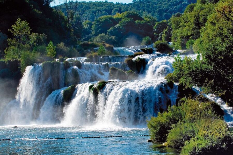 NP Krka tour with Boat Ride and Swimming in Skradin town - Skradin town walk: guided history, then room to wander