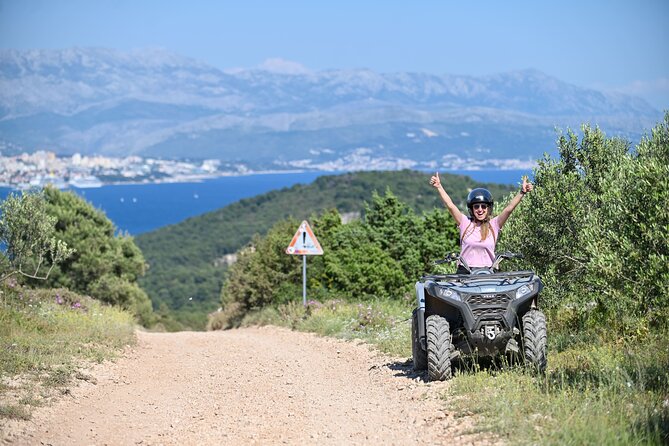 Off road Quad Adventure Tour on Island Čiovo - The Swim Add-On on the South Side (For the 3-Hour Option)
