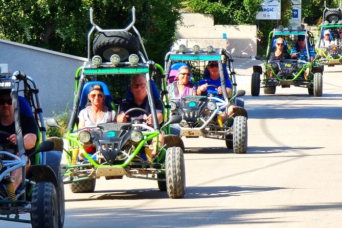 (Official) Korcula Buggy: Our History, Food & Wine (Ana & Branko) - Stop 3: Pržina Beach swim stop, what is included, and alcohol reality