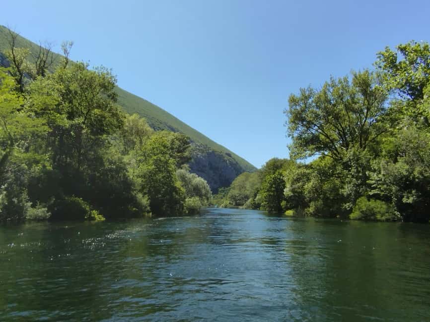 Omiš, Croatia: Cetina River Glassboat Cruise And Beer Garden - From Omiš Old Town to the boat: the quick start that matters