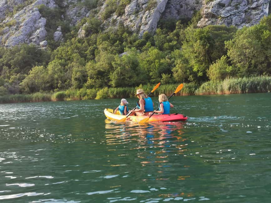 Omiš/Split: 4h Kayaking in Cetina Protected Nature Park Area - The Cetina Protected Nature Park: clear water, steep cliffs, and real quiet