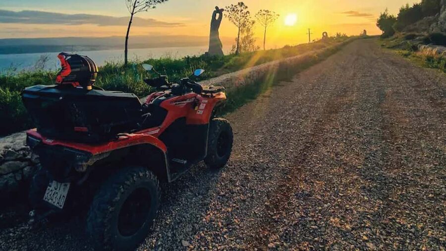 Omiš/Split Expedition: 65 km Quad Tour to Hidden Waterfalls - Quad wheels through the Cetina River canyon near Omiš