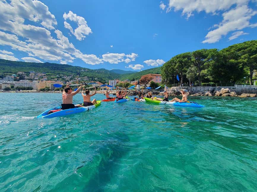 Opatija: Explore kayak adventure - Kayaking the Opatija Coast: From Slatina Toward Volosko