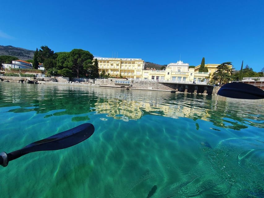Opatija: Explore kayak adventure - Watching Opatija From the Water: Hotels, Villas, Parks