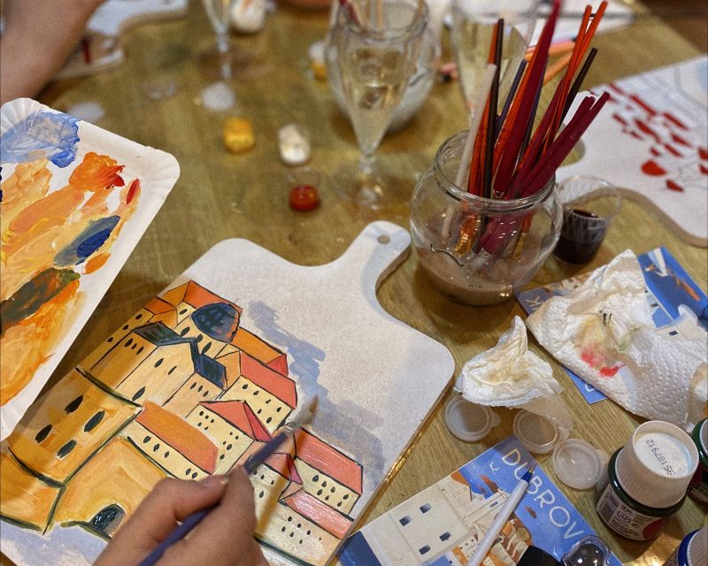 Paint, Sip, and Savor Local Flavors: Unique Local Experience - The table wobble issue: a real consideration before you paint