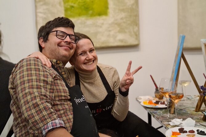 Painting party at Art Bottega - Paint & Wine Studio in Rijeka - Price and value: what $45.66 buys you in real terms