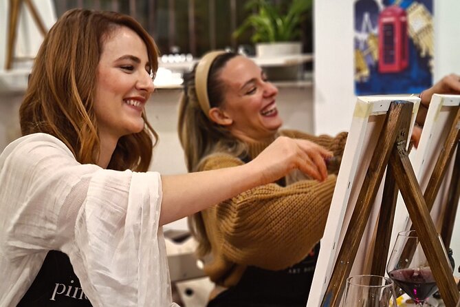 Painting party at Art Bottega - Paint & Wine Studio in Rijeka - Step-by-step painting, even if you do not paint