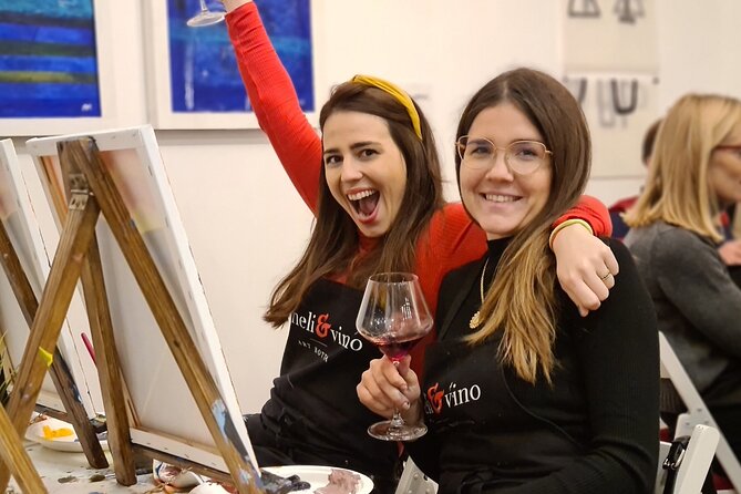 Painting party at Art Bottega - Paint & Wine Studio in Split - Why this paint and wine night fits Split so well