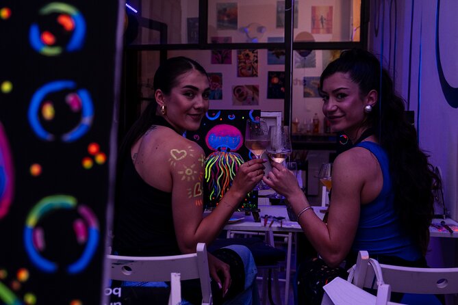 Painting party at Art Bottega - Paint & Wine Studio in Zadar - The Step-by-Step Painting Session (with Victorija and Valentina)