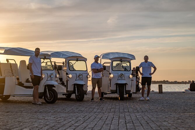 Panorama guided Zadar Eco Tuk Tuk tour - Pickup and the Ride Setup in Real Life