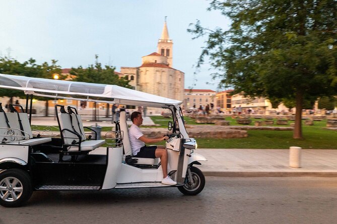 Panorama guided Zadar Eco Tuk Tuk tour - Sfinga (Zadar Sphinx): The Legend Stop You Will Want a Picture From