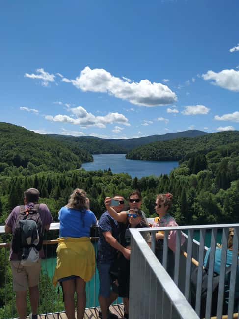 Plitvice Lakes: Guided Walking Tour with Train and Boat Ride - Panoramic train return: the easiest way to finish strong