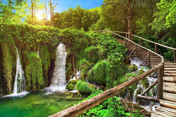 Plitvice Lakes National Park: Day Trip from Omiš - The park entrance and your guide’s boardwalk hike
