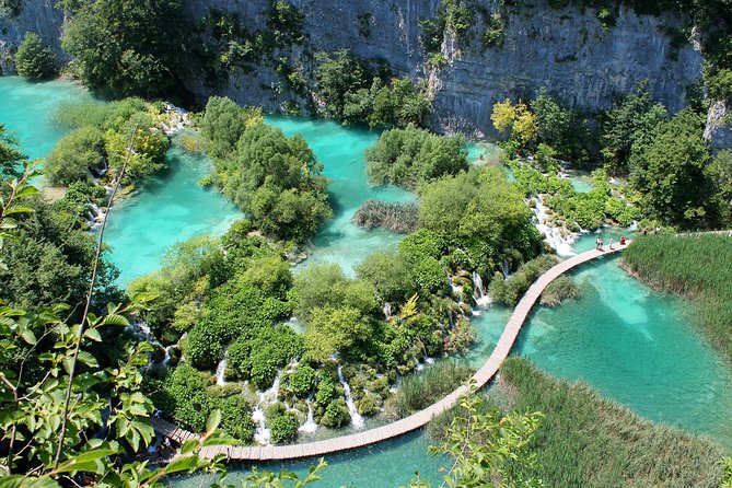 Plitvice Lakes National Park: Day Trip from Omiš - Hotel Plaža pick-up and the ride inland