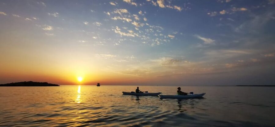 Poreč: Sea Kayaking Sunset Tour - The route: Old Town viewpoints and the Euphrasian Basilica from the sea
