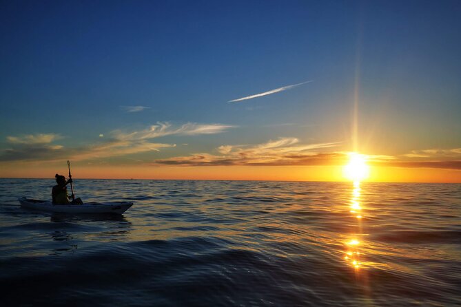 Poreč sunset sea kayaking tour - The route highlights: basilica views, Old Town, and sea walls from the ocean