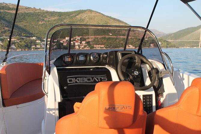 Private 4h Boat Tour Elaphite Islands with Barracuda 545 - Pickup, mobile ticket, and the day-of flow