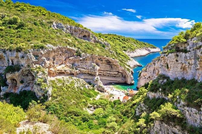 Private Blue Cave Tour from Split, Brač, Trogir and Hvar - Stiniva Cove on Vis: Best Beach Energy, Short Time