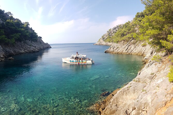 Private Blue Lagoon and Hidden Bays tour from Split & Brac for 12 - Key highlights