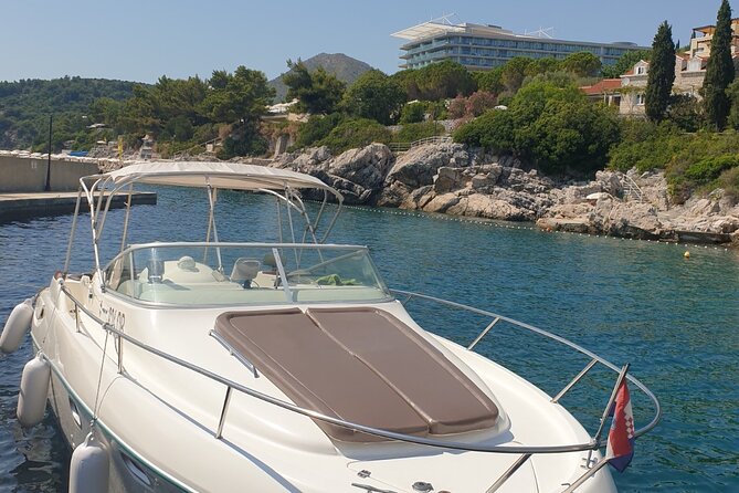 Private Boat Tour in the Elaphiti Islands - Stop 2 on Lopud: the big sandy beach and usually a lunch pause