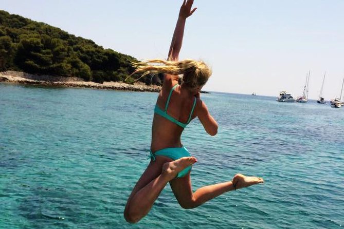 Private Boat tour to the Blue Lagoon & Solta - Swim, Snorkel, Tan and Relax! - Stop 1: Blue Lagoon and Krknjasi Bay, swim and snorkel time