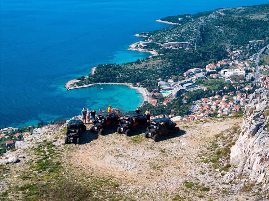 Private Buggy Panorama Adventure /2 hours-2 hills Viewpoint - Srđ Hill viewpoints: Old Town, Lokrum, and Elaphite island views