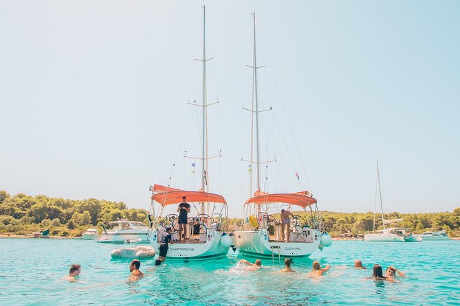 Private - Full day sailing from Hvar to Pakleni islands (up to 8 travellers) - Boat comfort details: snorkel gear, Wi-Fi, fridge, and restroom