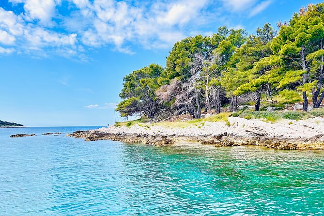 Private Half-Day Boat Tour from Split: Blue Lagoon & 2 Islands - Boat comfort, music, and the drink setup
