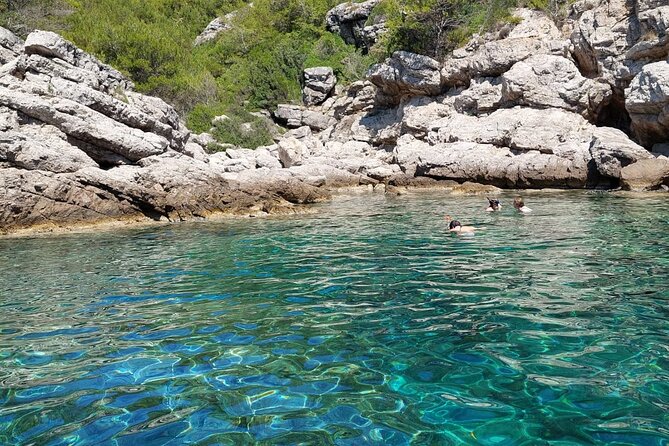 Private luxury speedboat tour-Islands, caves, beaches, snorkeling - Lopud Island walks, churches, monastery, and sandy breaks
