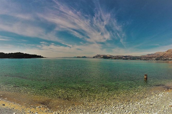 Private Tour of Dubrovnik with Legendary Classic Car Old-Timer - Scenic coastline driving toward Trsteno and the Arboretum area