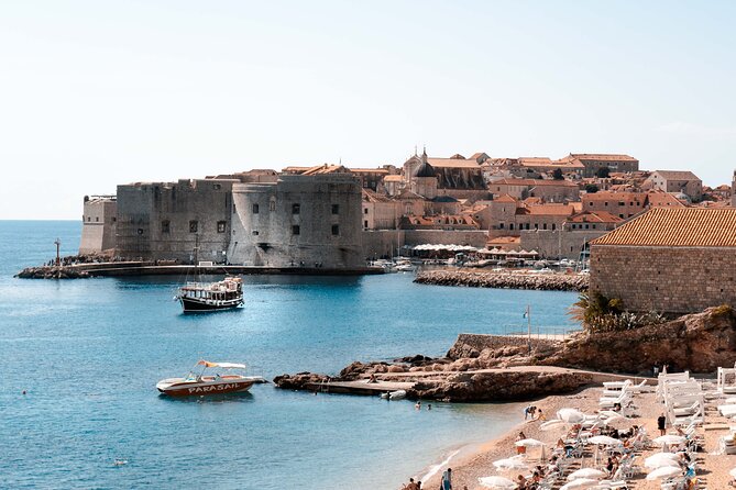 Private Tour: Wine & Sunset Experience at boat - Banje Beach viewpoint: Old Port and Old Town in one frame